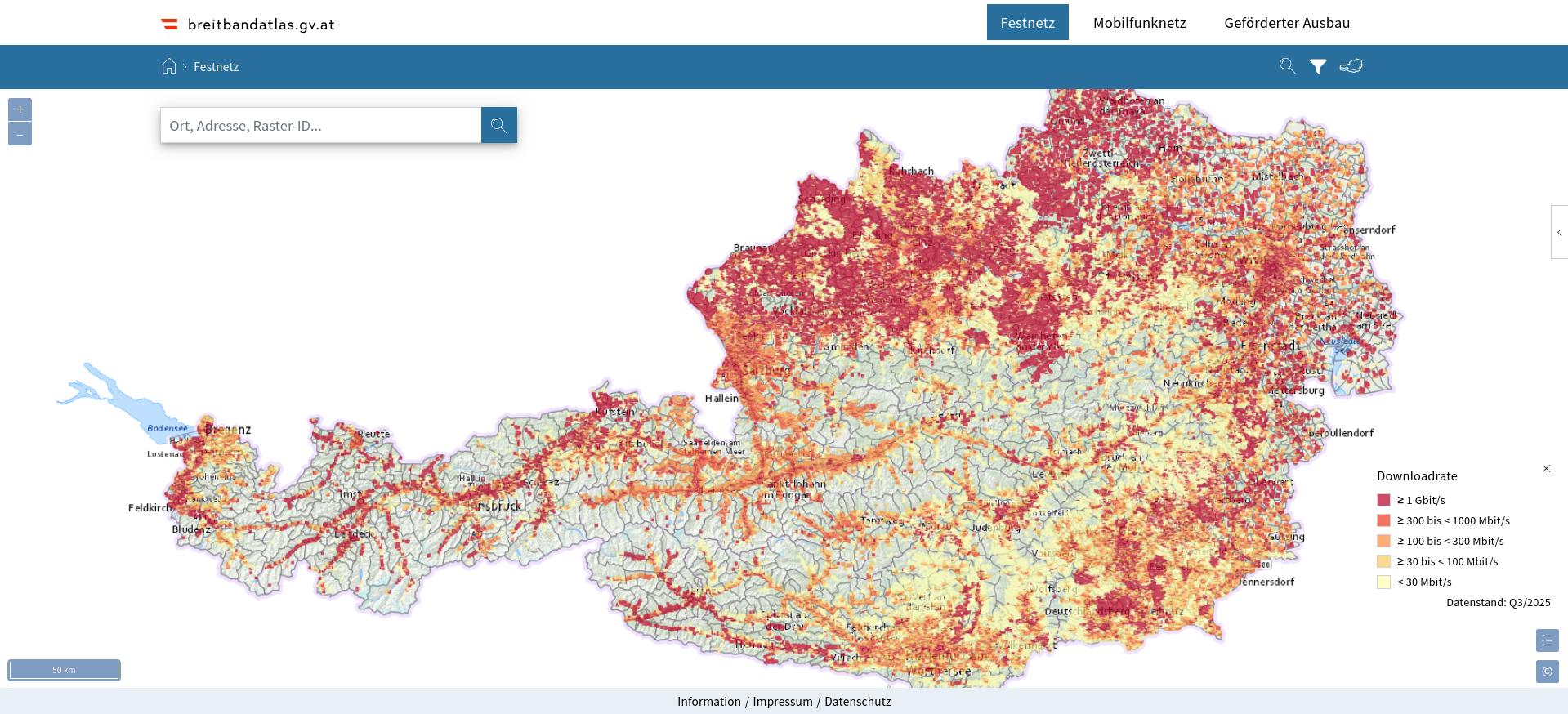 Funktionales Update für den Breitbandatlas veröffentlicht